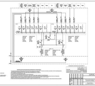 Пример проекта электрики Торгового Комплекса Барвиха - лист 03